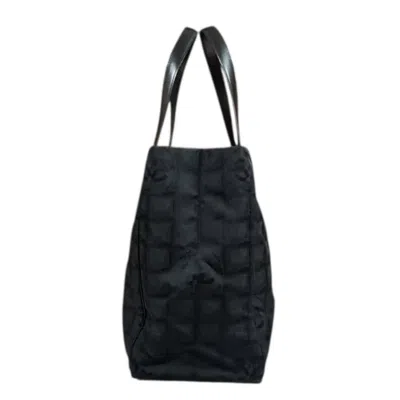 Pre-owned Chanel Black New Travel Line Tote Bag ()