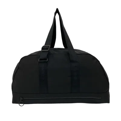 Pre-owned Chanel Black Nylon Boston Bag Handbag Shoulder Bag ()