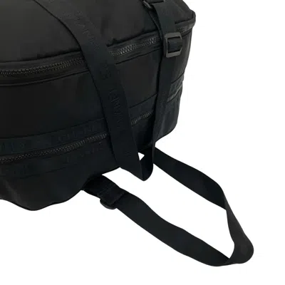 Pre-owned Chanel Black Nylon Boston Bag Handbag Shoulder Bag ()