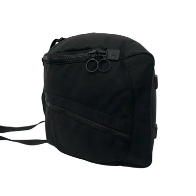 Pre-owned Chanel Black Nylon Boston Bag Handbag Shoulder Bag ()