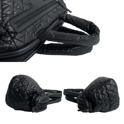 Pre-owned Chanel Black Nylon Handbag Tote Bag ()
