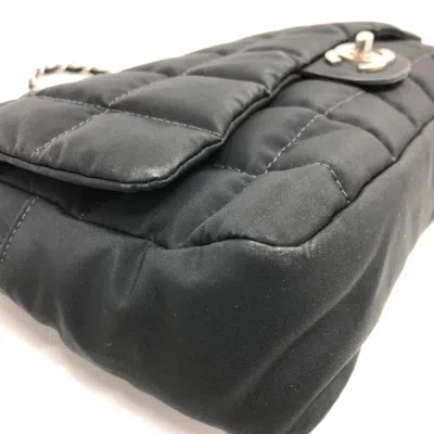 Pre-owned Chanel Black Nylon Shoulder Bag ()