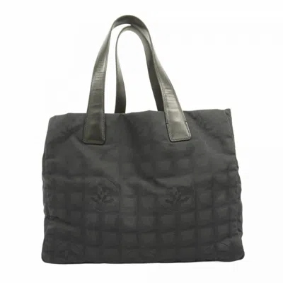Pre-owned Chanel Black Nylon Tote Bag ()