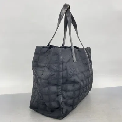 Pre-owned Chanel Black Nylon Tote Bag ()