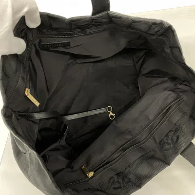 Pre-owned Chanel Black Nylon Tote Bag ()