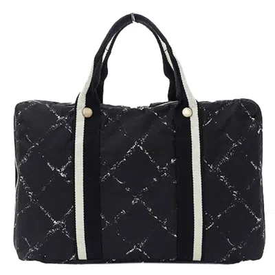 Pre-owned Chanel Black Nylon Tote Bag ()