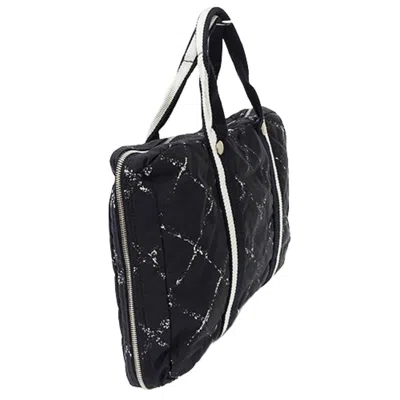 Pre-owned Chanel Black Nylon Tote Bag ()