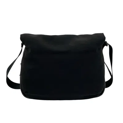 Pre-owned Chanel Black Yellow Nylon Rubber Shoulder Bag Sling Bag () In Multi