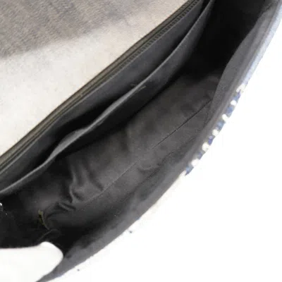 Pre-owned Chanel Blue Denim Shoulder Bag ()