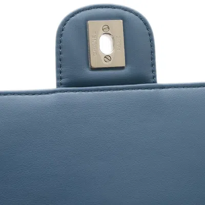 Pre-owned Chanel Blue Leather Backpack ()