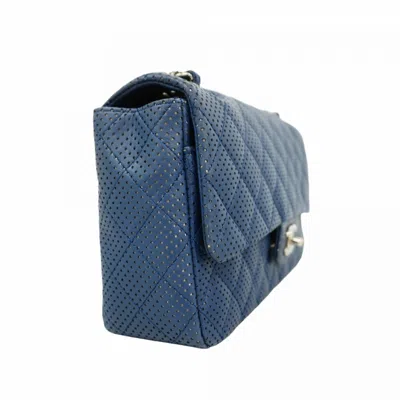 Pre-owned Chanel Blue Leather Shoulder Bag ()