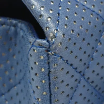 Pre-owned Chanel Blue Leather Shoulder Bag ()