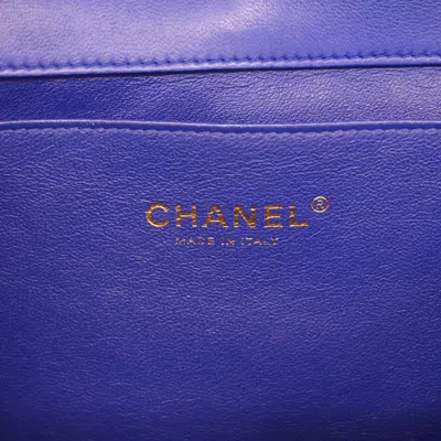 Pre-owned Chanel Blue Leather Shoulder Bag ()