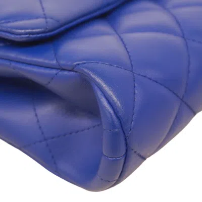 Pre-owned Chanel Blue Leather Shoulder Bag ()