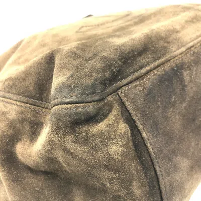 Pre-owned Chanel Brown Suede Tote Bag ()