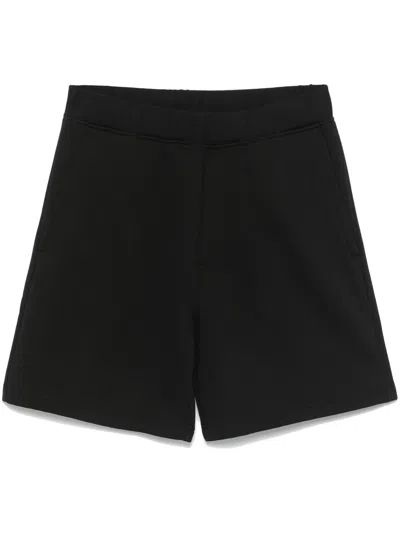 Dsquared2 Black Stretch Cotton Shorts In Black