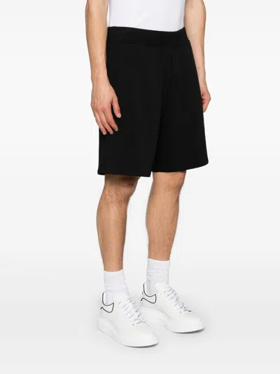 Dsquared2 Black Stretch Cotton Shorts In Black