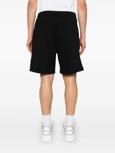 Dsquared2 Black Stretch Cotton Shorts In Black