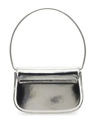 Diesel 1dr Shoulder Bag In Silver