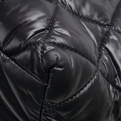 Pre-owned Chanel Coco Cocoon Black Nylon Leather Tote Bag ()
