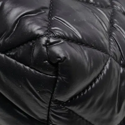 Pre-owned Chanel Coco Cocoon Black Nylon Leather Tote Bag ()