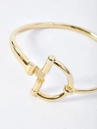 Gucci Necklace With Half Horsebit In Neutral