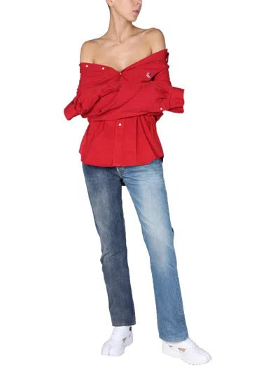 1/off Patchwork Jeans In Blue