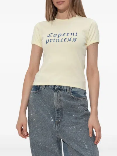 Coperni Princess T-shirt In Neutral