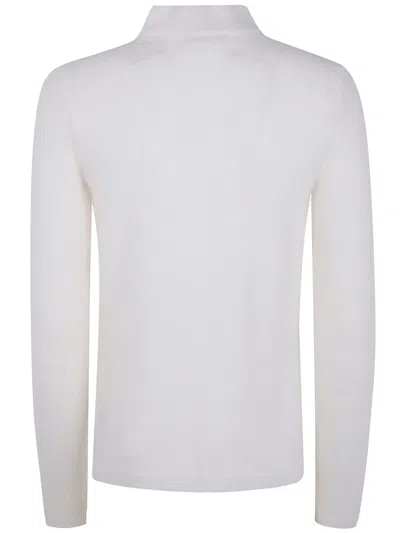 Base Alpaca Blend Knit Jacket In White