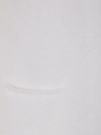 Base Alpaca Blend Knit Jacket In White