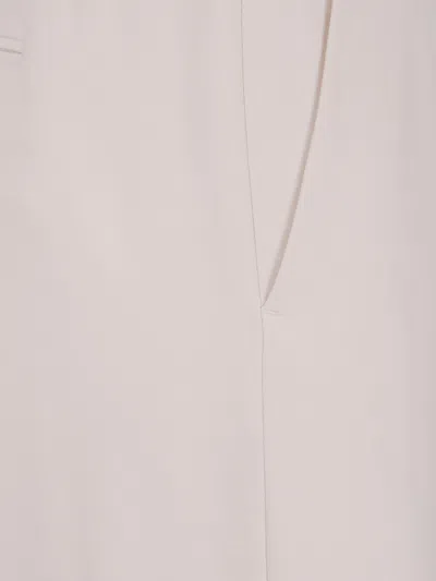 Blugirl Flanel Stretch Wide Leg Trousers In Neutral