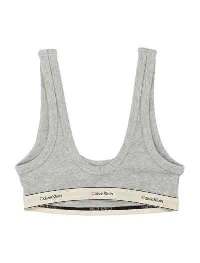 Calvin Klein Unlined Bralette In White