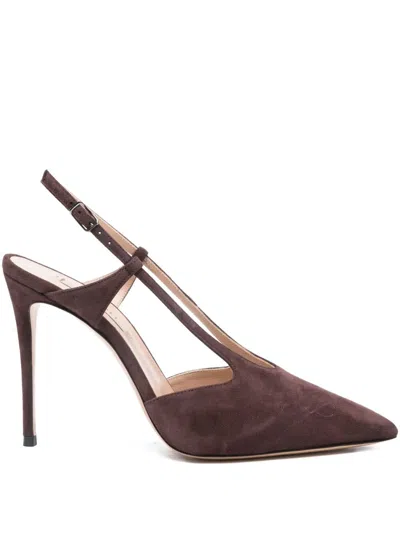 Casadei "julia" Sling Back In Brown