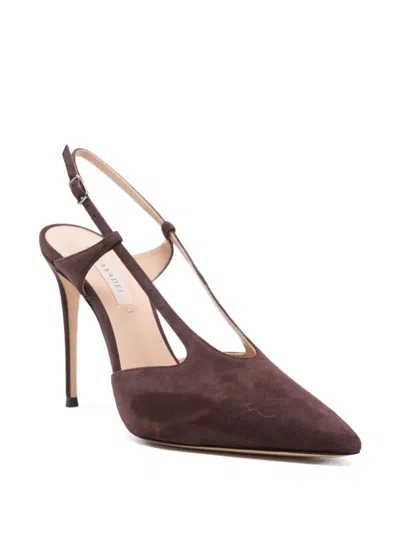 Casadei "julia" Sling Back In Brown