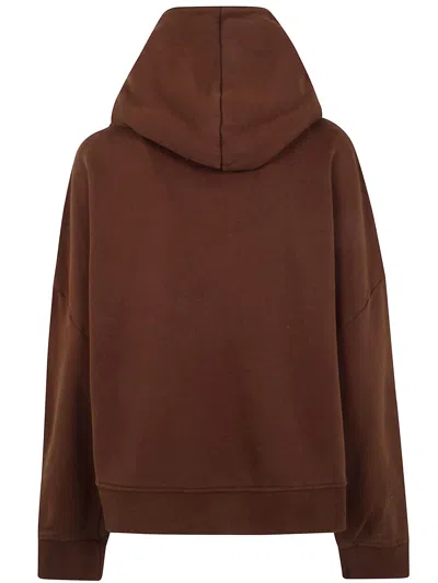 Entire Studios "eternal" Zip Sweatshirt In Brown