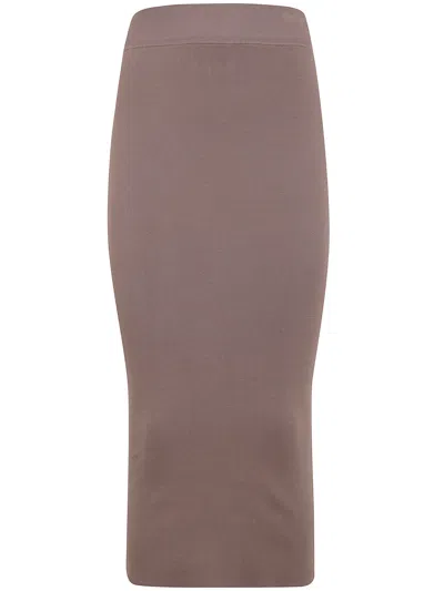 Entire Studios "knit" Skirt In Brown