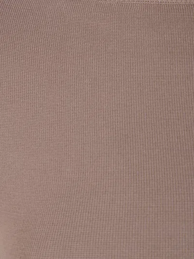 Entire Studios Turtle Neck Bodysuit In Brown