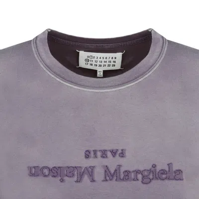 Maison Margiela Sophisticated T-shirt With Unique Design And High-quality Craftsmanship In Purple