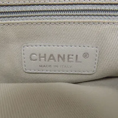 Pre-owned Chanel Matelasse Black Leather Tote Bag ()