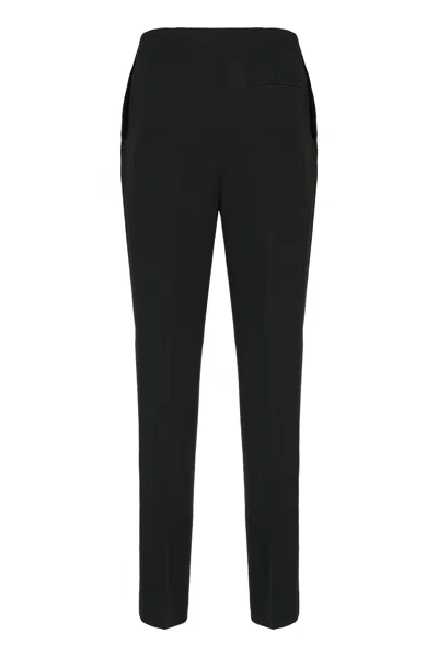 Alberta Ferretti Alberta Ferreti Tailored Trousers In Stretch Fabric In Black