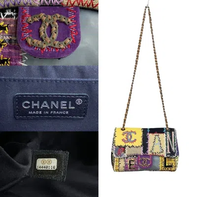 Pre-owned Chanel Multi-color Leather Denim Canvas Shoulder Bag ()