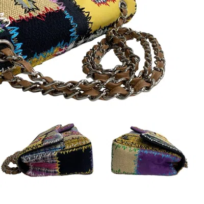 Pre-owned Chanel Multi-color Leather Denim Canvas Shoulder Bag ()