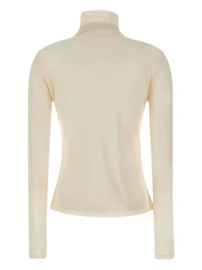 Hugo Boss Boss High-neck Sweater With Long Sleeves In Neutral