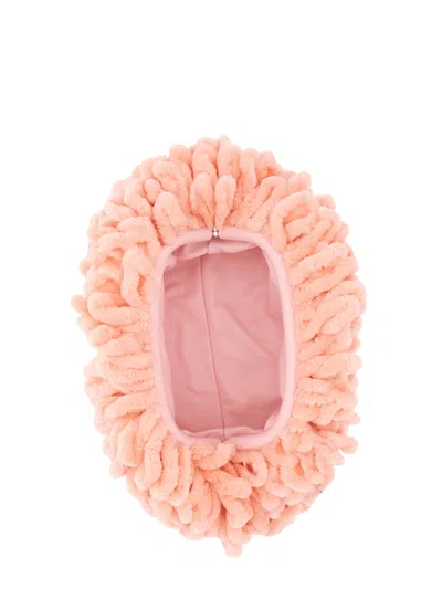 Bottega Veneta Mop-effect Single-strap Clutch In Pink