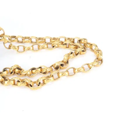 Pre-owned Chanel Navy Leather Shoulder Bag Tote Bag () In Blue