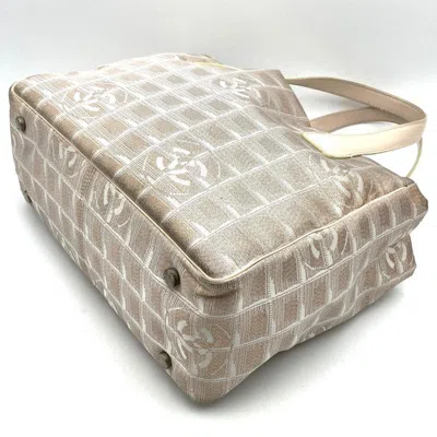 Pre-owned Chanel New Travel Line Pink Nylon Handbag Tote Bag ()