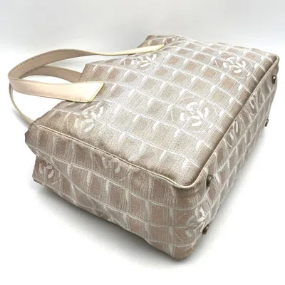 Pre-owned Chanel New Travel Line Pink Nylon Handbag Tote Bag ()