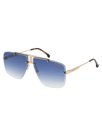 Carrera Yellow Gold Metal Sunglasses In Brown