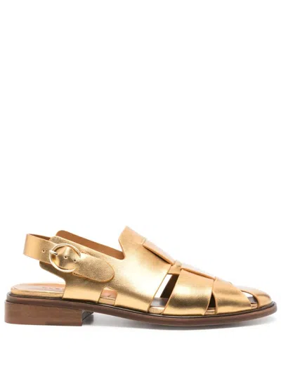 Clergerie Jinks Sandal In Gold