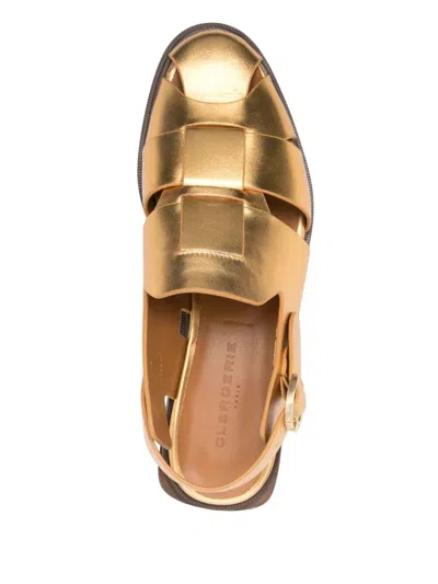 Clergerie Jinks Sandal In Gold